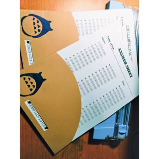 Set 20 Phiếu điền trắc nghiệm 50 câu | 50 Questions answer sheet A5