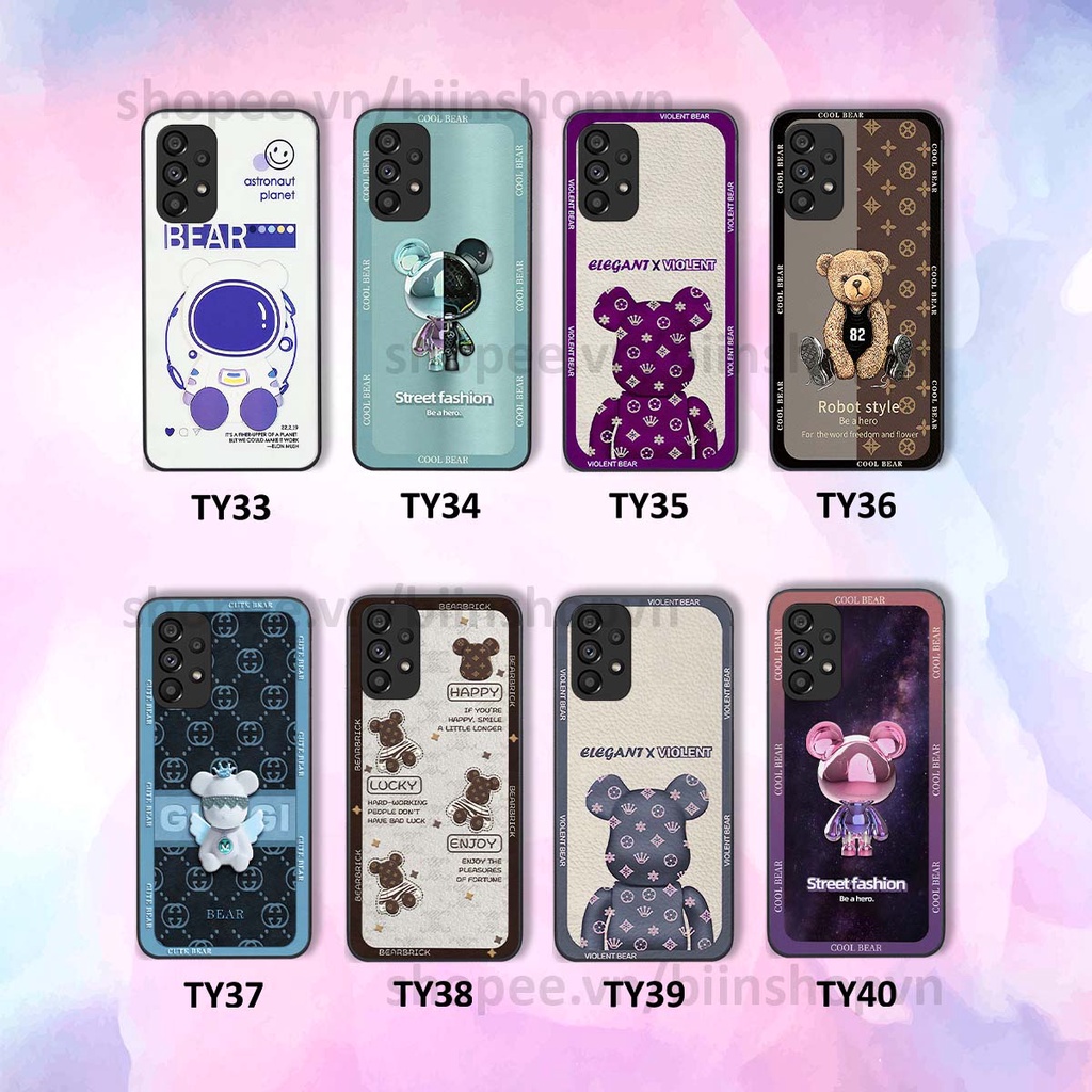 Ốp Samsung A13 / A23 / A53 hình gấu bear brick đẹp độc lạ, thời trang, cá tính