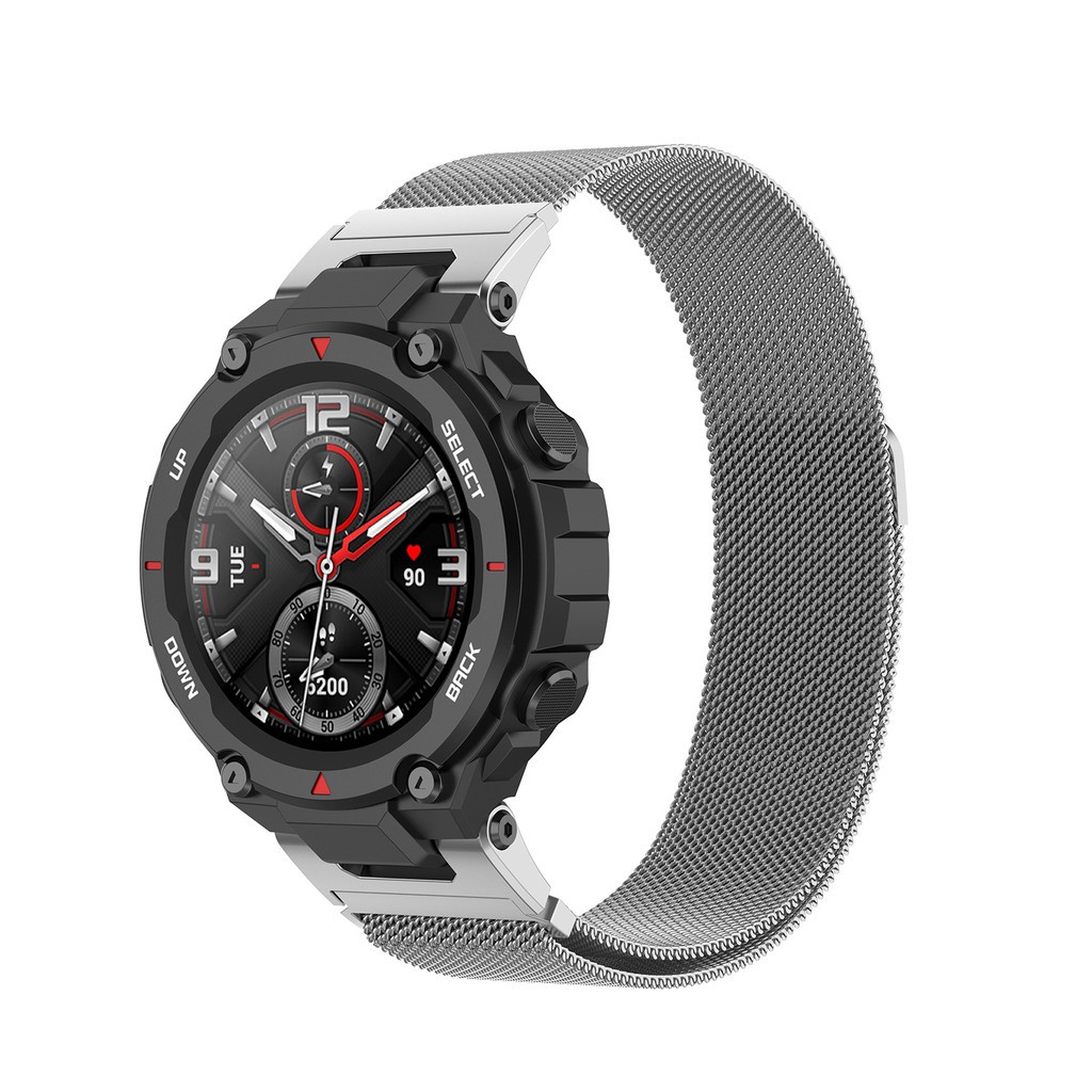 Đồng hồ thông minh Huami Amazfit T-Rex PRO Dây đeo dây đeo bằng kim loại Dây đeo bằng kim loại Dây đeo từ tính Dây đeo tay Amazfit T-Rex A1918