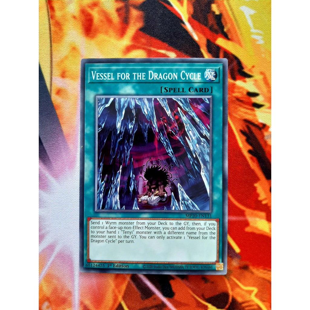 THẺ BÀI YUGIOH Vessel for the Dragon Cycle - MP20-EN131 - Common 1st Edition