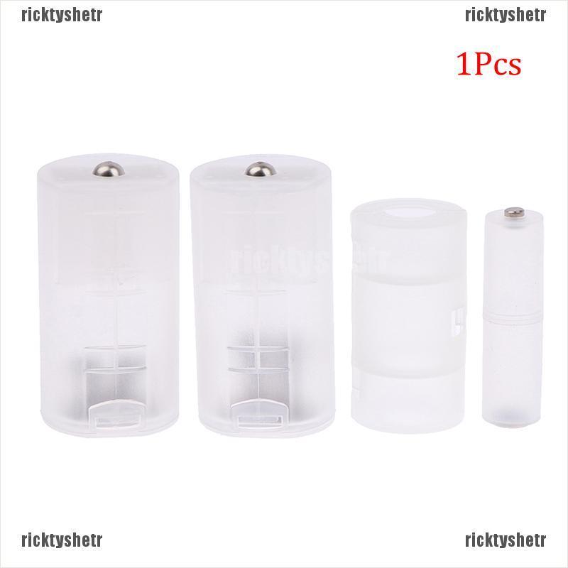 1 Hộp Chuyển Đổi Từ Pin Aaa Sang Aa / Aa Sang C / D