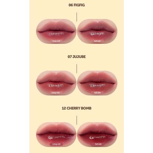 Son tint bóng Romand x Line Friends Juicy Lasting Tint Mini LS