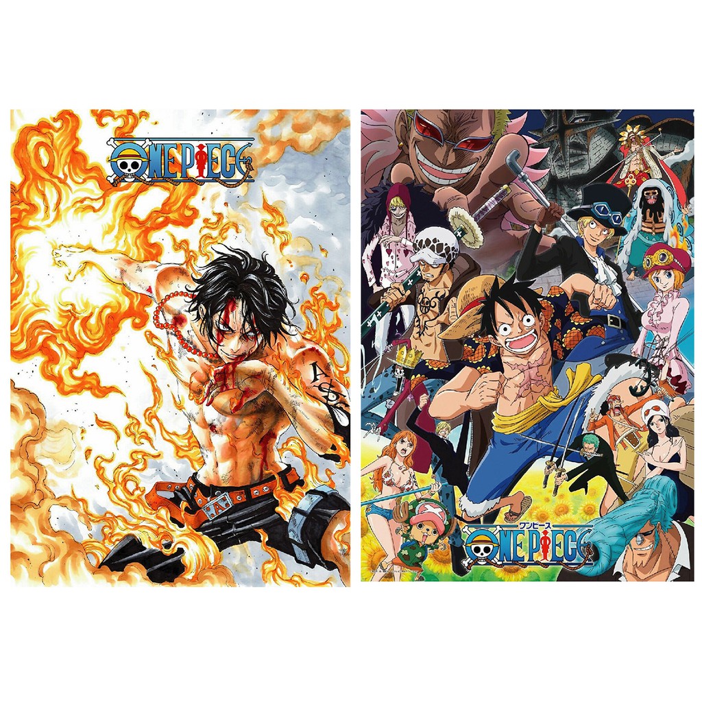 Bộ 10-30 thẻ nhân vật One Piece - khổ A5- chất giấy dày