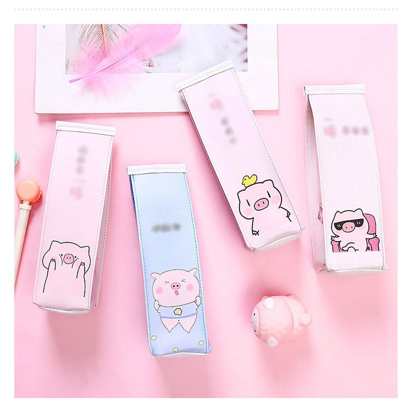 HB107 Hộp bút sữa lợn hộp bút cute hộp bút dễ thương