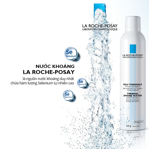 Xịt Khoáng La Roche-Posay Thermal Spring Water Làm Dịu Và Bảo Vệ Da - Skinfa