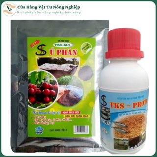 Chế phẩm sinh học tks men xúc tác ủ phân cá và phân bánh dầu tks – m2 và tks – proti