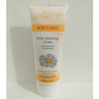 Sữa rửa mặt Burt's bees deep cleansing cream with soap bark & chamomile (mẫu mới)