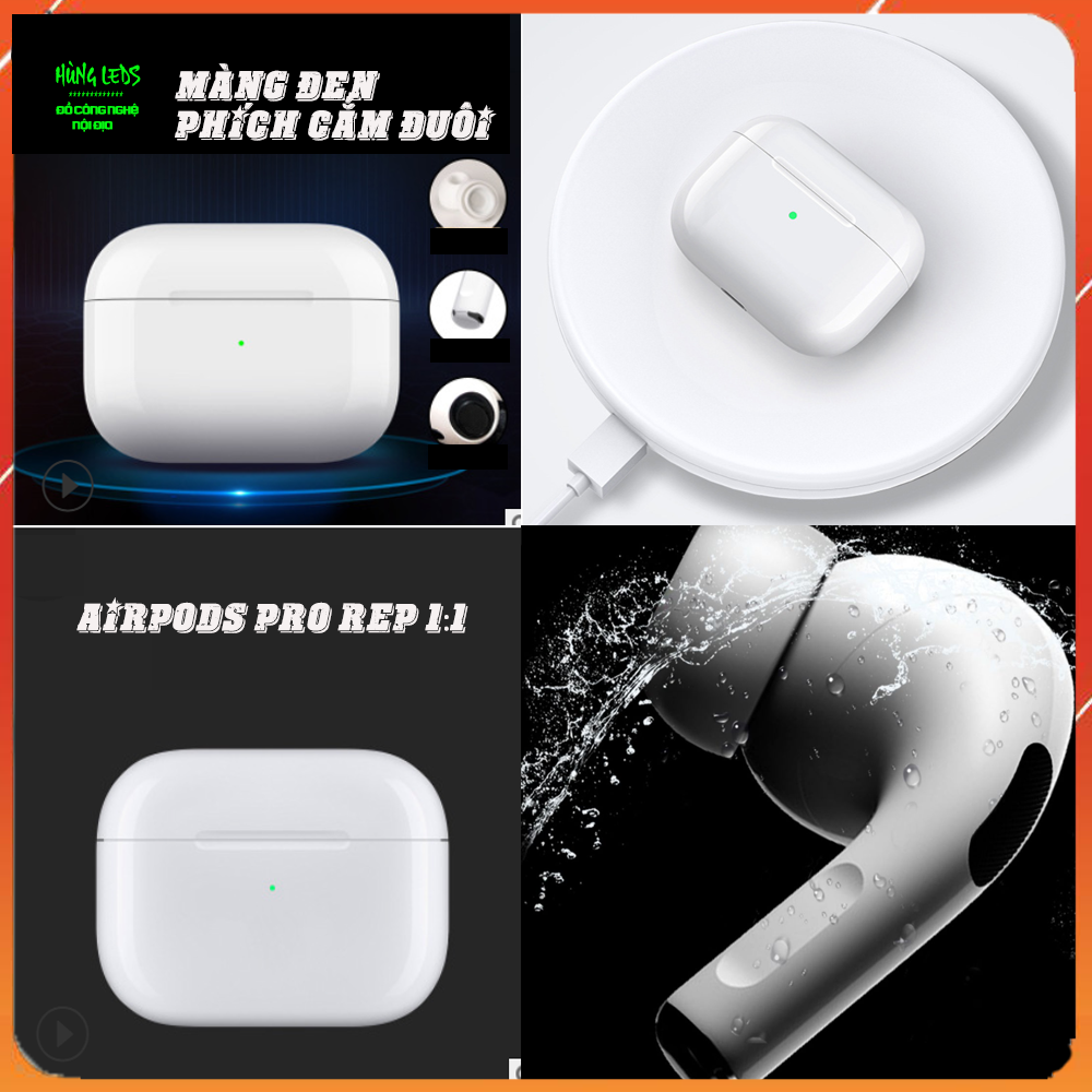 Tai Nghe Bluetooth Airpods pro TWS - 05  Định Vị Đổi Tên Sạc Không Dây Chức Năng Nguyên Bản 1:1