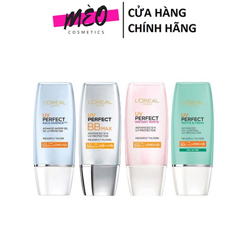 Kem chống nắng Loreal 30mlHiệu quả 12 giờAn toànTránh tia UVKhông nhờnThay thế kem lótTrắng daChống trôi