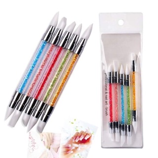 Bộ cọ đắp gel khô-tán bột