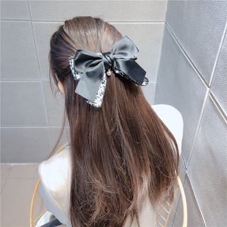 Nơ kẹp tóc nữ, kẹp tóc hàn quốc nữ đính nơ vải dễ thương cute