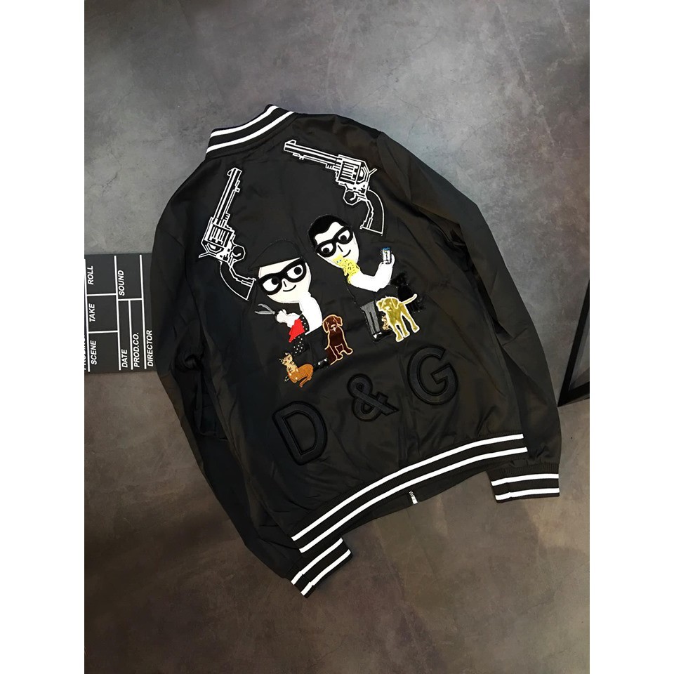 Áo bomber siêu cấp Dolce Gabbana thêu dân chơi
