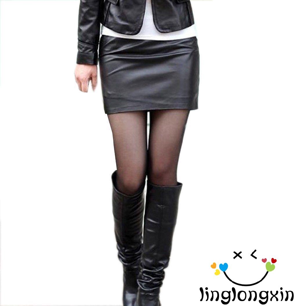 Chân Váy Bút Chì Da Pu Lưng Cao Thiết Kế Ôm Sát Quyến Rũ | BigBuy360 - bigbuy360.vn