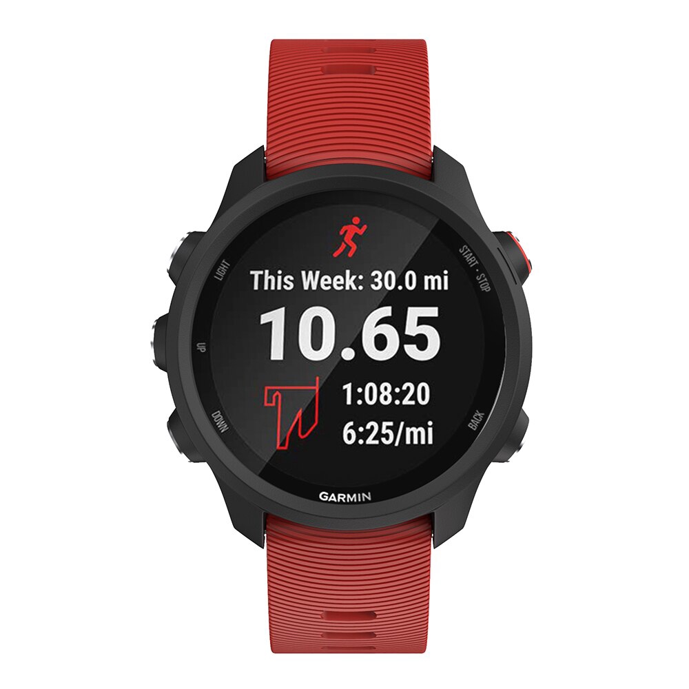 Dây đeo silicon 20mm dùng thay thế cho đồng hồ thông minh Garmin Forerunner 245 245M