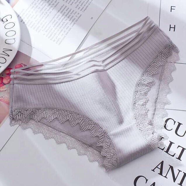 Quần Lót Gân Tăm Viền Ren Siêu Đẹp,.