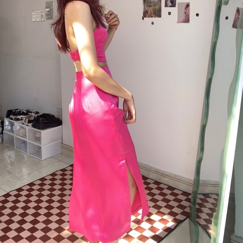 Chân Váy Lụa Xẻ Tà 2 bên LADY STYLE & OUTFITS | BigBuy360 - bigbuy360.vn