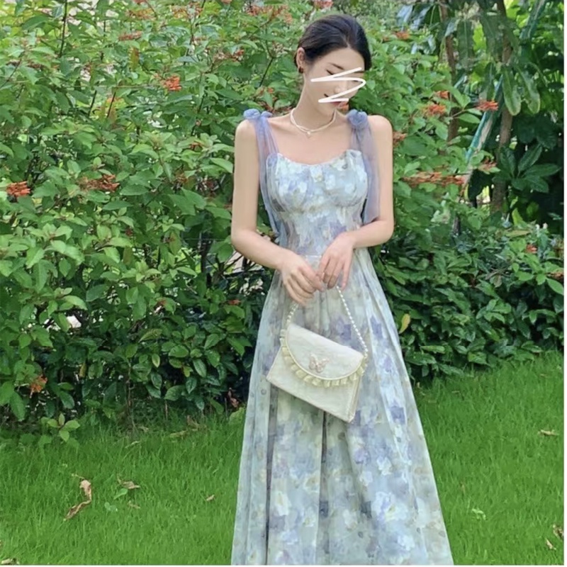 Đầm Maxi In Hoa Gợi Cảm Hợp Thời Trang