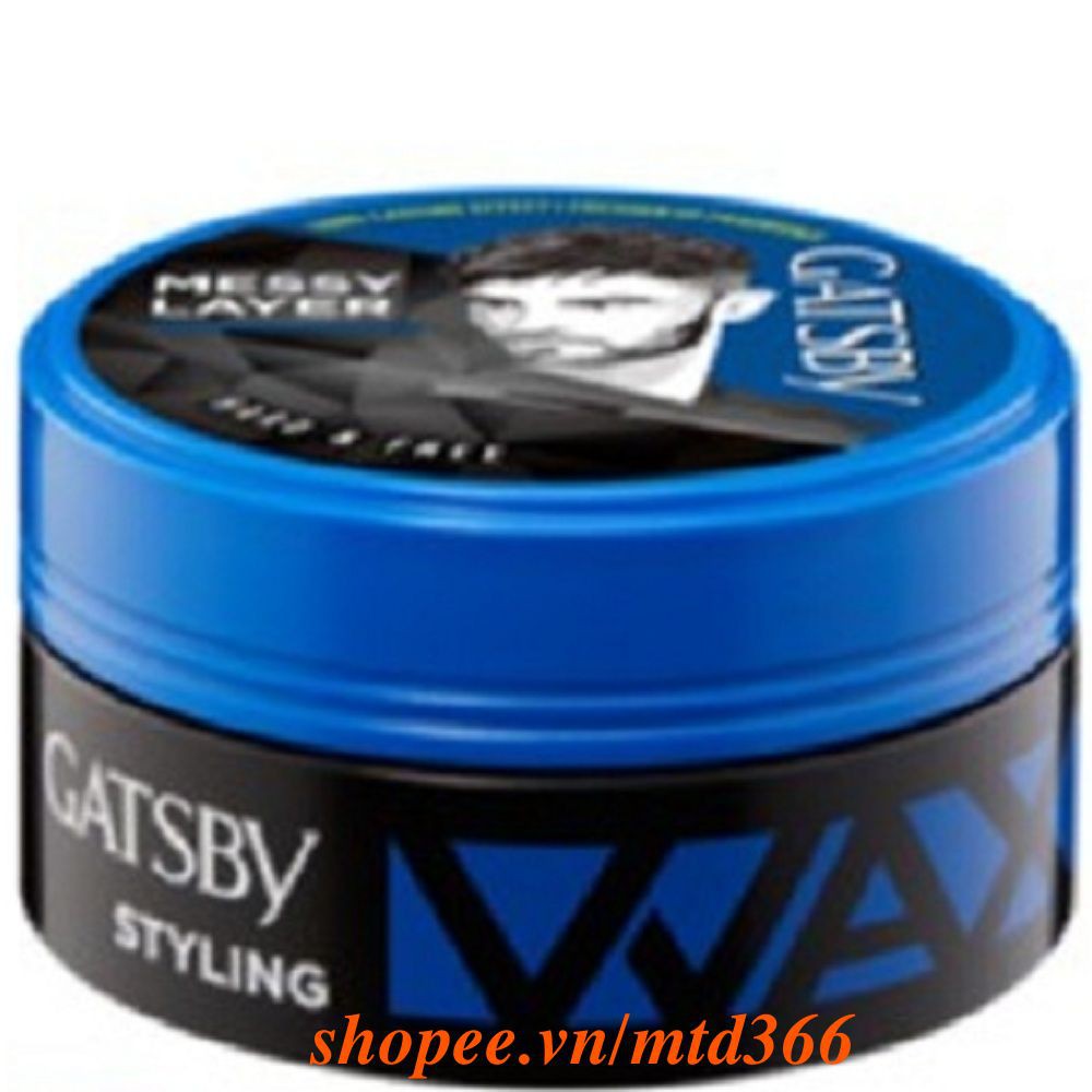 Wax Tạo Kiểu Tóc Hộp Xanh Gatsby Wax H&F 75g.