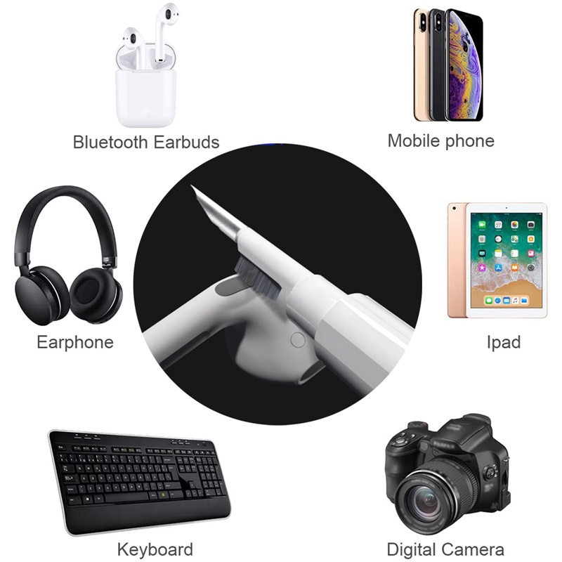 Bộ Dụng Cụ Vệ Sinh Tai Nghe Bluetooth Airpods Pro 3 2 1 Xiaomi Redmi Airdots