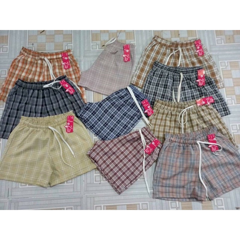 MQ FASHION - Quần short caro Nam mặc nhà chất kate thoáng mát SALE SỐC (giao màu ngẫu nhiên) | BigBuy360 - bigbuy360.vn