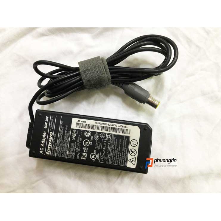 Adapter sạc zin lenovo thinkpad 65w 20v-3.25A  đầu tròn