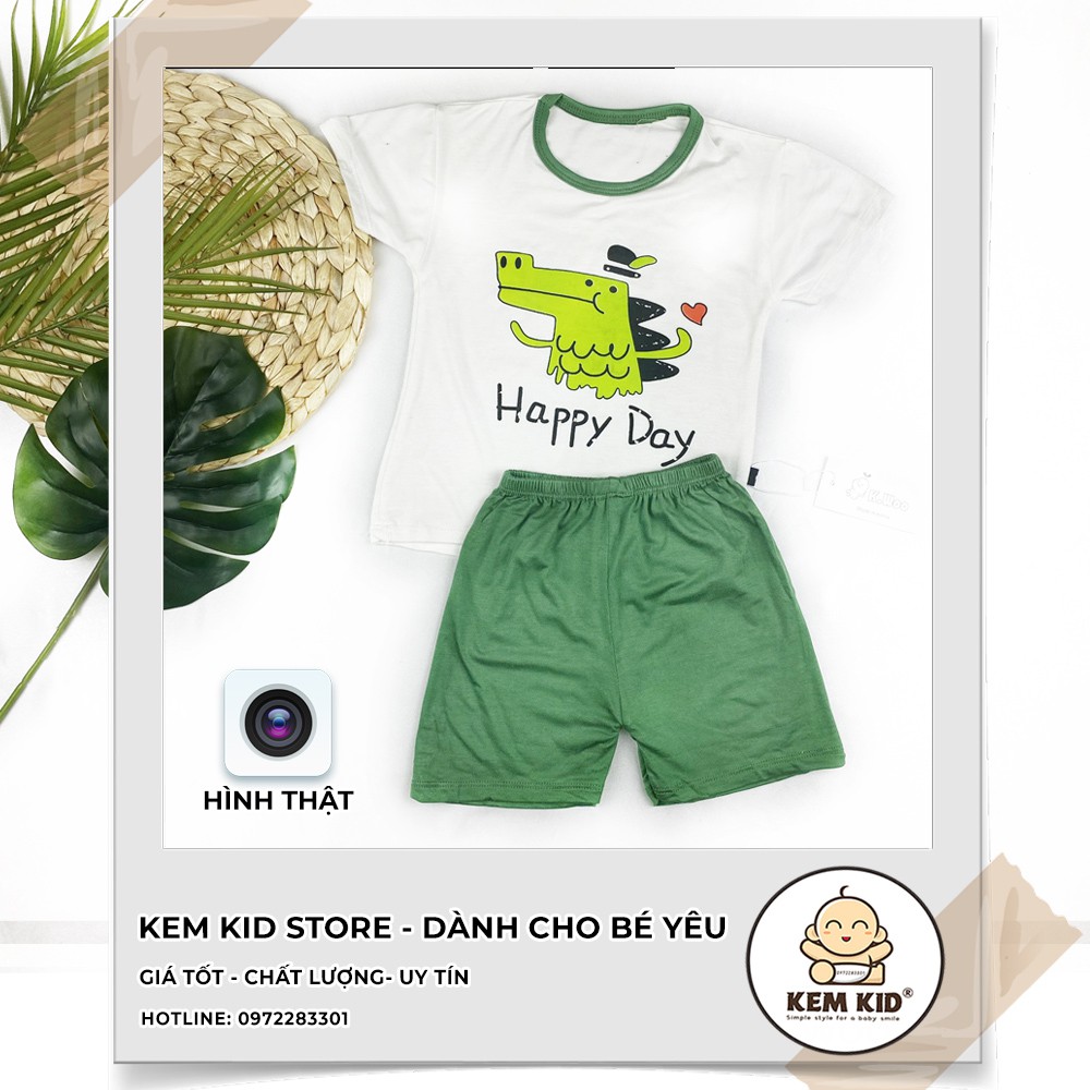 BộThun Hình Thú ngộ nghĩnh,vải mềm mịn, thấm hút, mát mẻ cho bé yêu
