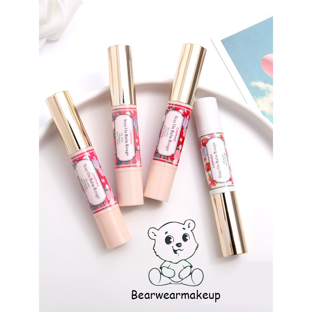 (ĐỦ MÀU) SON DƯỠNG CHỐNG NẮNG CANMAKE STAY-ON BALM ROUGE | BigBuy360 - bigbuy360.vn