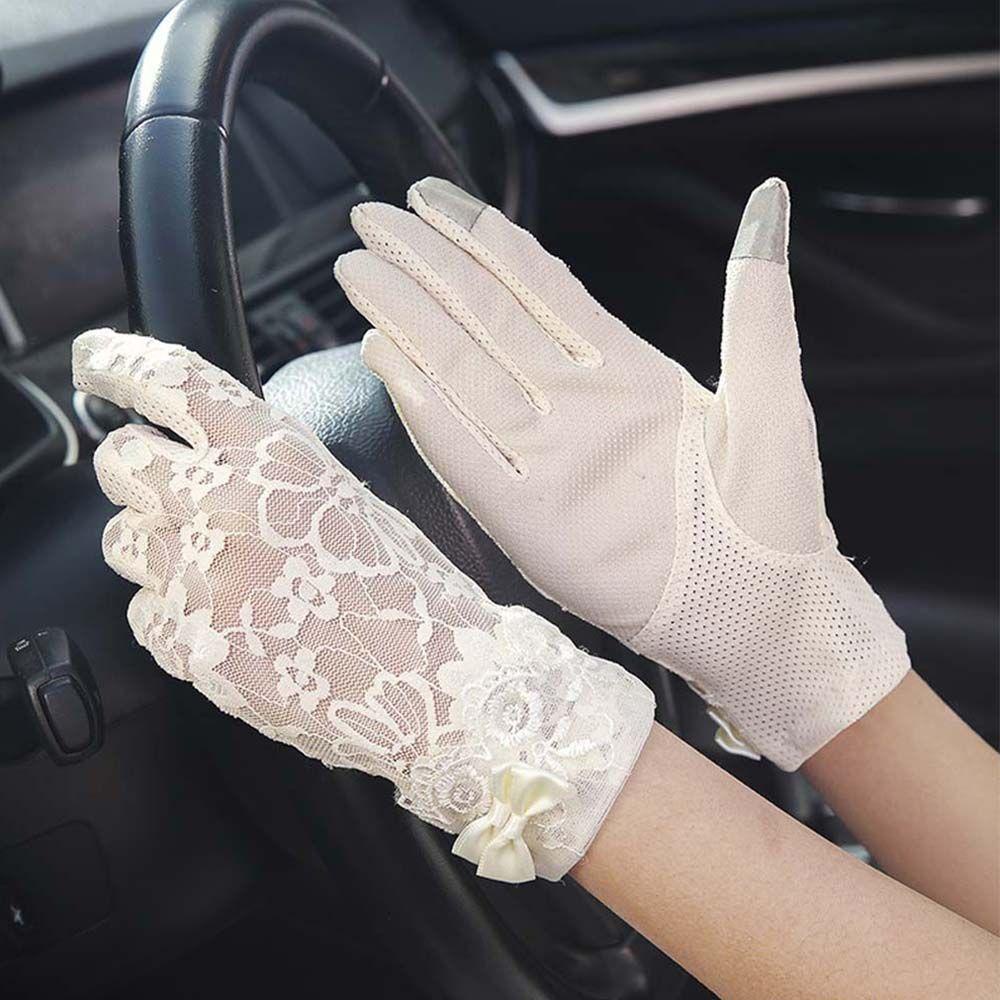 Găng Tay Ren Hoa Mỏng 15H Thời Trang Gợi Cảm Cho Nữ