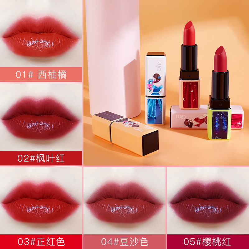 [Hàng mới về] Bộ Son Lì Dưỡng Ẩm Trang Điểm Làm Đẹp Chống Thấm Nước