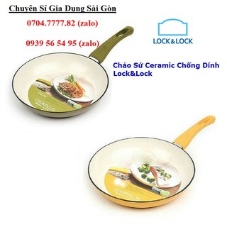 Chảo chống dính lock&lock - chảo sứ lock&lock