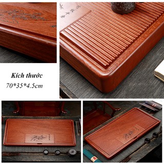 Khay trà Kungfu- khay trà gỗ cao cấp sang trọng cho không gian phòng khách nhà bạn