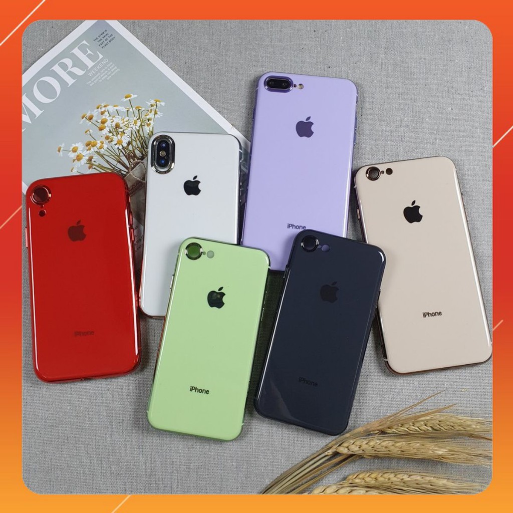 Ốp dẻo màu trơn ip 6,6s / 6plus,6s plus/ 7, 7plus/ 8, 8plus/ X/ XS/ XR