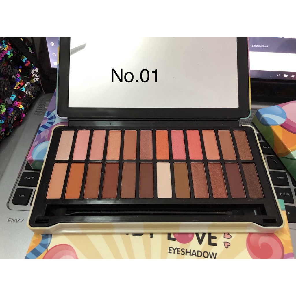 Bảng 24 Ô Phấn Mắt Candy Love ODBO