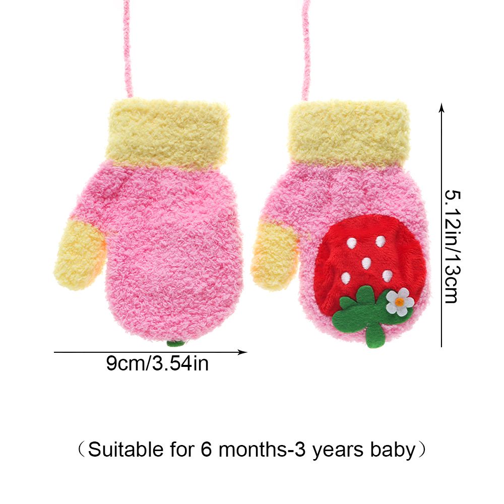 Găng tay giữ ấm hình hoạt hình dễ thương cho trẻ em