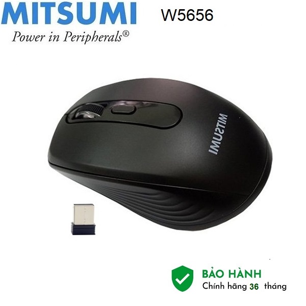 Chuột không dây Mitsumi 5656 chính hãng bảo hành 3 năm 1 đổi 1