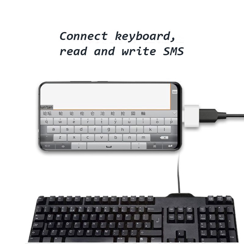 Đầu chuyển đổi Micro USB sang USB OTG &lt;br&gt;chất lượng cao