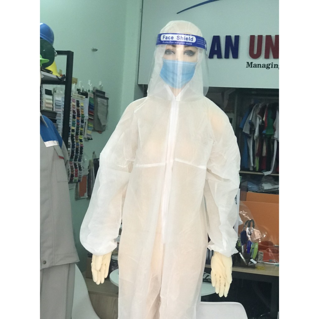 QUẦN ÁO CHỐNG HÓA CHẤT , PHUN SƠN , PHUN THUỐC TRỪ SÂU
