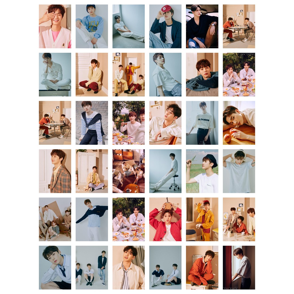 Lomo card 34 ảnh NUEST - THE TABLE