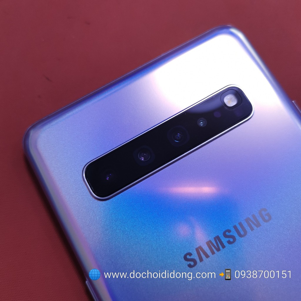 Miếng Dán bảo vệ Camera Samsung S10 5G nguyên liệu nhựa nano chức năng cường lực