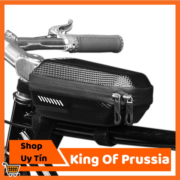 Túi treo xe đạp thể thao B-Soul Carbon - King Of Prussia