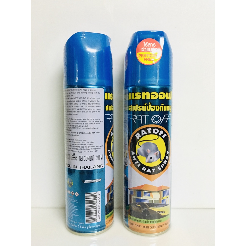Bình Xịt Đuổi Chuột Rat Off 200ml Thái Lan