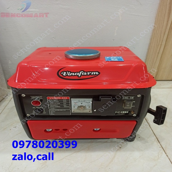 Máy phát điện mini dùng cho gia đình tiện dụng máy phát điện vinafamrt 950w