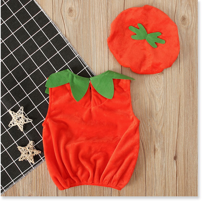 Bộ Hóa Trang Bí Ngô Cho Trẻ Em, Bộ Đồ Hóa Trang Đáng Yêu Cho Bữa Tiệc Hóa Trang Halloween