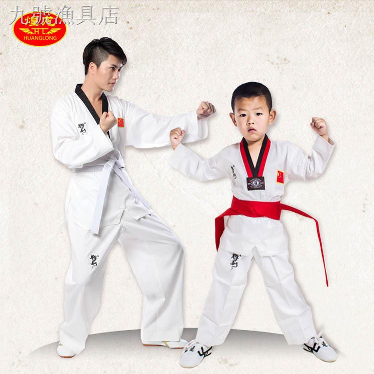 Đồng Phục Tập Võ Taekwondo Chất Liệu Cotton Dành Cho Người Lớn Và Trẻ Em