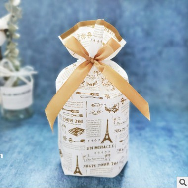 10 cái túi dây nơ rút đựng bánh ⚡ CAO CẤP ⚡ túi đựng bánh dây nơ rút tiện dụng siêu xinh