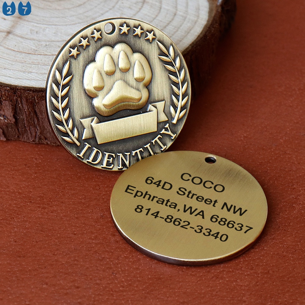 Bảng Tên ID Cá Nhân Hóa Chống Mất Cho Thú Cưng 27 Thú Cưng