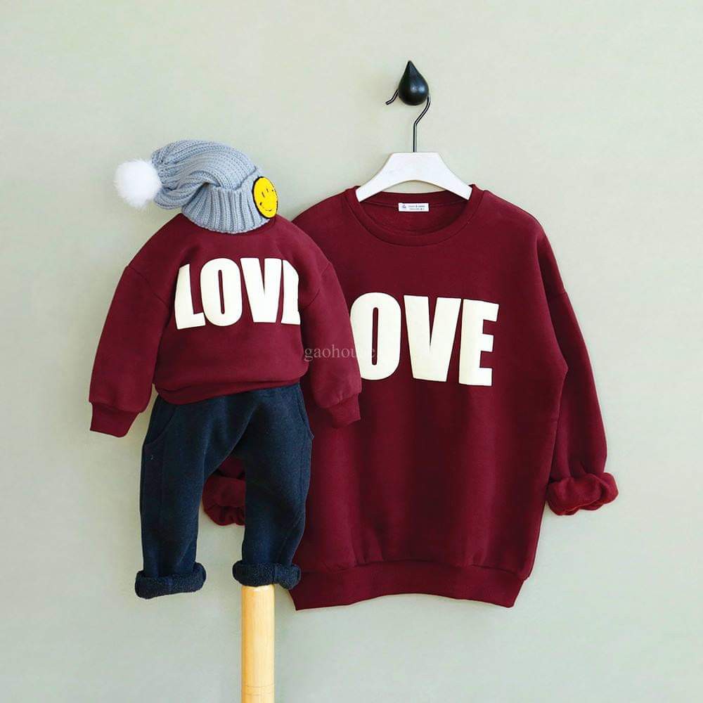 💏VIDEO ÁO NỈ GIA ĐÌNH, CẶP ĐÔI CHỮ LOVE