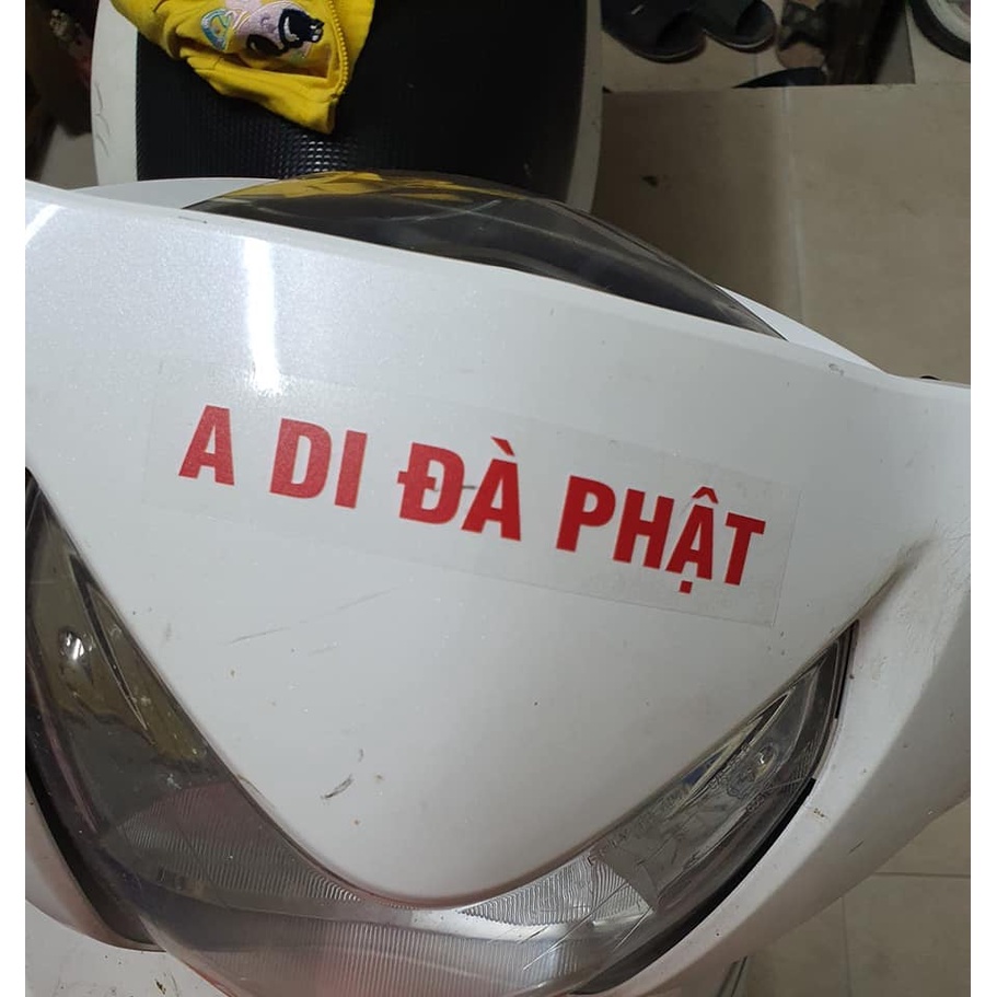 Decan dán danh hiệu Phật dán xe máy (1 sét 20c)