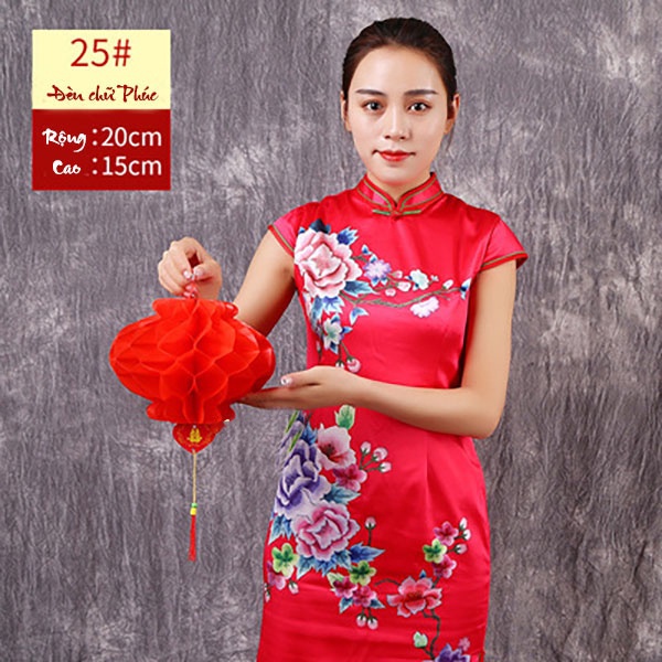 lồng đèn nilong treo tết