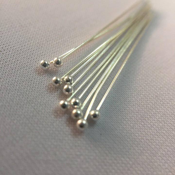 Bạc 925 - Khoen tròn, thanh xỏ - 10 cái/ bịch ( Quý khách xem kỹ mô tả để chọn size và mã)